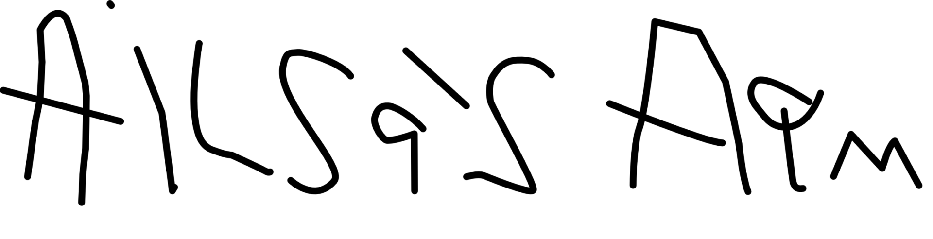 Ailsa's Aim signature