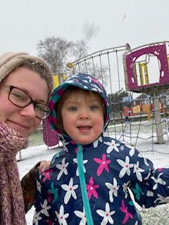 Mum and child at the playground
